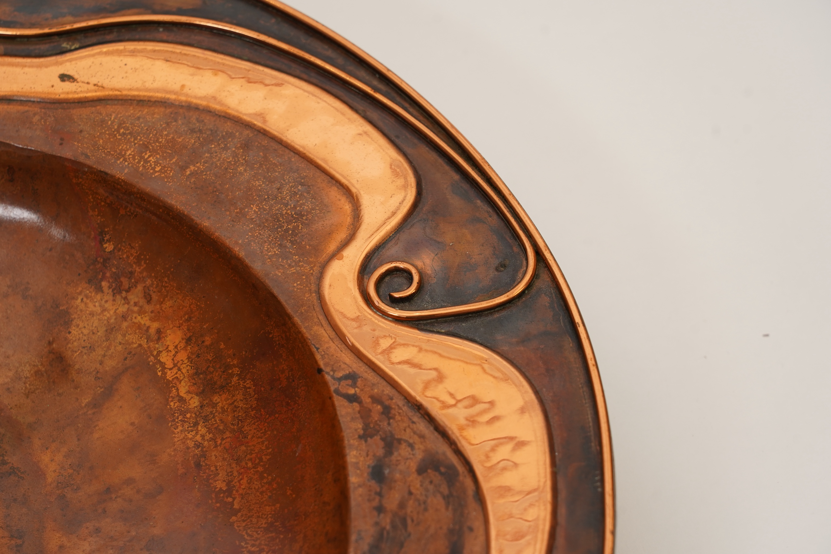 Sam Fanaroff BEM, 1926-2019, A large patinated copper bowl
